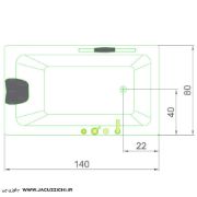 تصویر  جکوزی شاینی مدل N-JA001