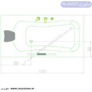 تصویر  جکوزی شاینی مدل N-JA007
