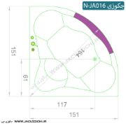 تصویر  جکوزی شاینی مدل N-JA016